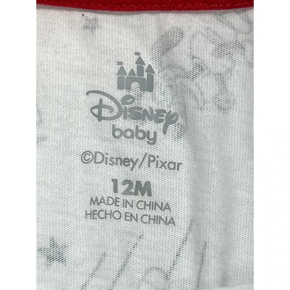 Disney Baby Toy Story T-Shirt Overalls Set 12M Blue Woody Buzz Lightyear